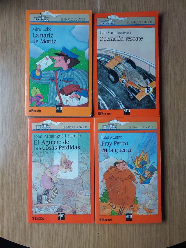Pack 4 libros el barco de vapor. 9años