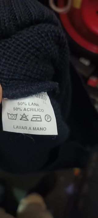 Jersey lana de la marina