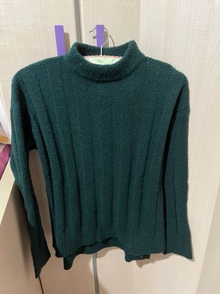 Jersey cuello alto verde