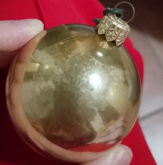 16 palline di Natale dorate