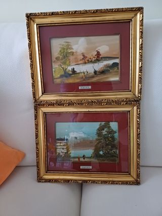 Quadri con cornice e vetro 