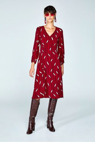 Vestido Largo Burdeos Sfera