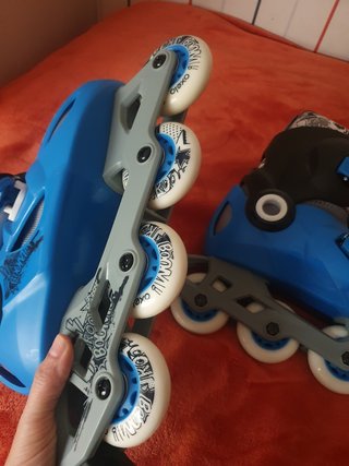 Patines casco y ptotecciones