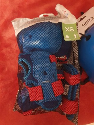 Patines casco y ptotecciones