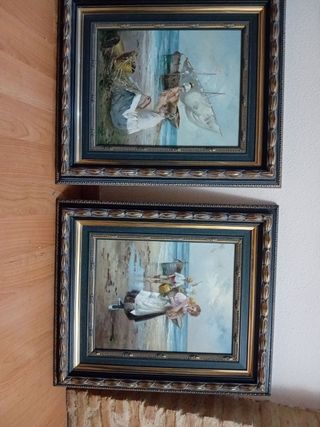 Cuadros Marinas firmados.