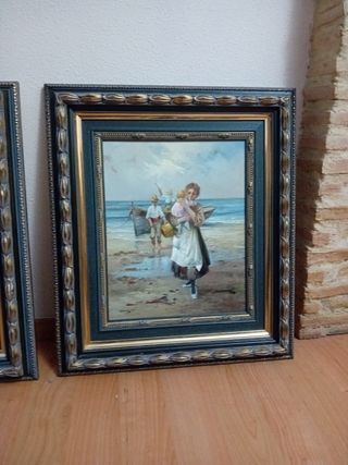 Cuadros Marinas firmados.