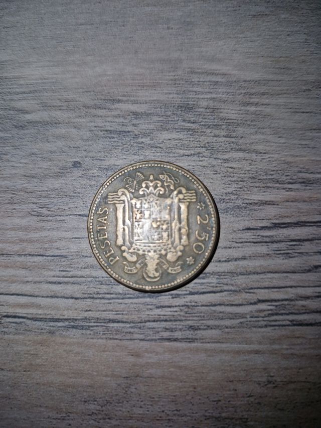 Moneda 250 pesetas Franco España 1953