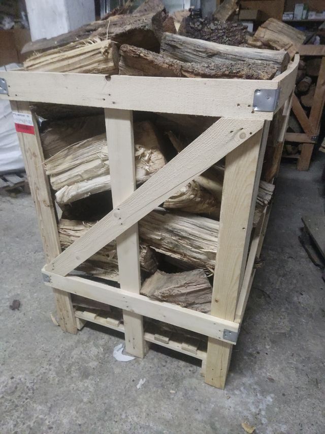 Leña chopo, roble, encina o fresno