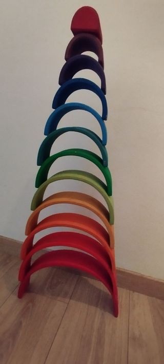 Arco Iris Waldorf Grimm's  juguete