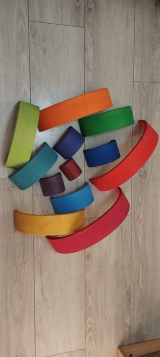 Arco Iris Waldorf Grimm's  juguete