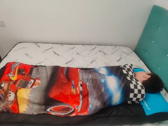 Cama viaje, saco camping infantil