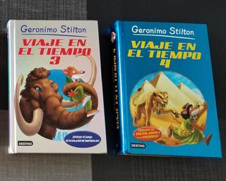 Lote de 2 libros Geronimo Stilton