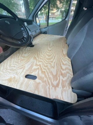 Cama de cabina furgoneta trafic(leer bien anuncio)