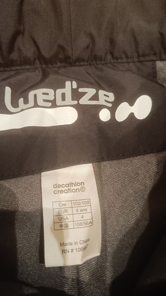 Pantalones esquí niño