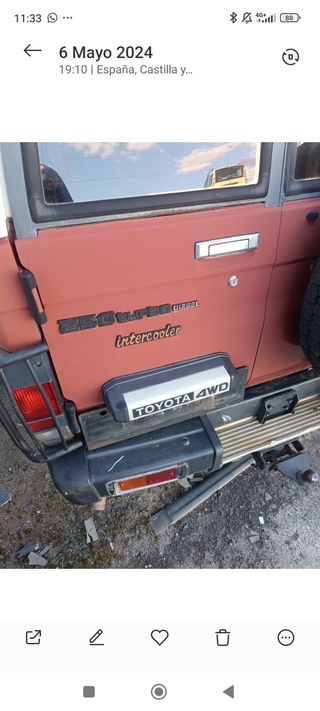 Despiece Toyota Land Cruiser 2.5td '91