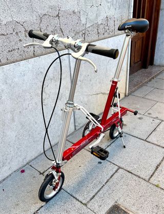 Bicicleta ultra plegable Carryme SD + maleta viaje