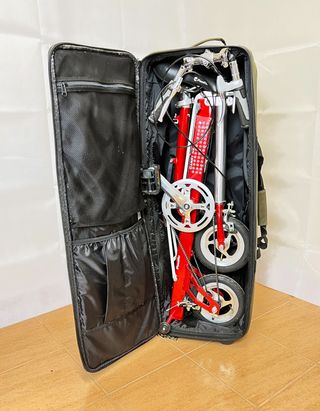 Bicicleta ultra plegable Carryme SD + maleta viaje