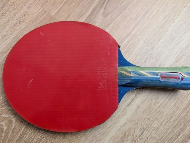 Set de palas tenis de mesa y red.