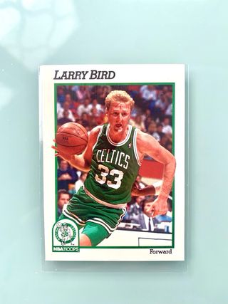Carta NBA Larry Bird, #9, Hoops 91-92 Cards