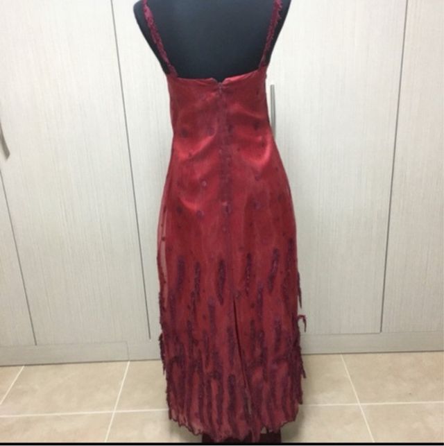 Vestido de fiesta de seda T.38