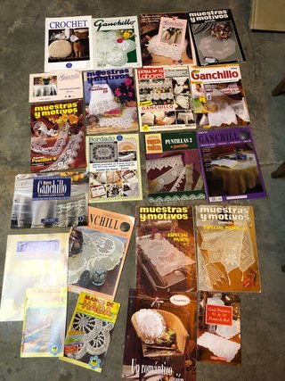 Revistas de ganchillo antiguas