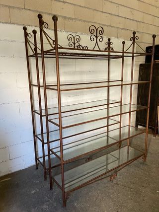 ✅estanteria forja efecto oxido