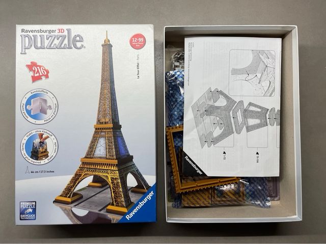 Puzzle 3D Torre Eiffel
