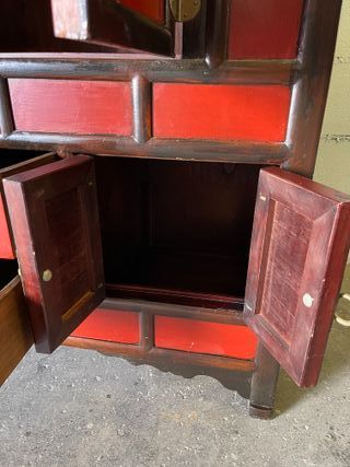 ✅comoda oriental madera maciza