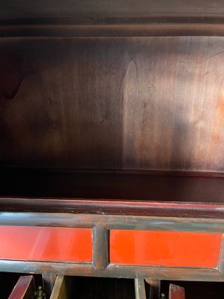 ✅comoda oriental madera maciza