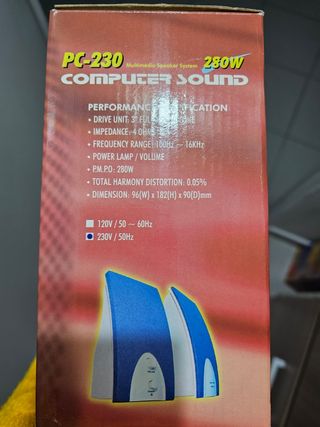 Pareja de Altavoces PC 230