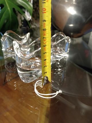 Ikea VASNAS 3 Portacandelina, Vetro Trasparente