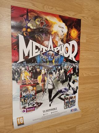 Metaphor: ReFantazio póster cartel oficial Atlus