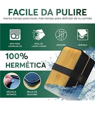 Fiambrera porta alimentos