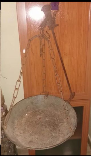 Romana de hierro de un plato muy antigua