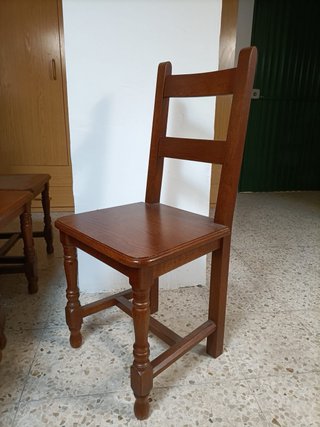Sillas de roble macizas