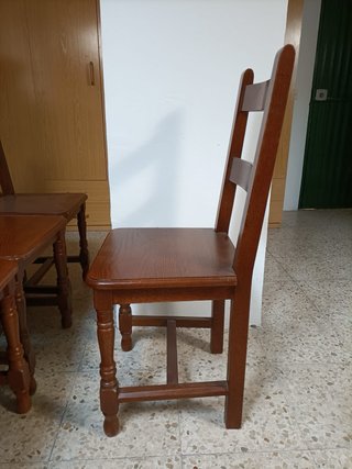 Sillas de roble macizas