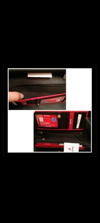 CARTERA PIEL ( VER FOTOS)