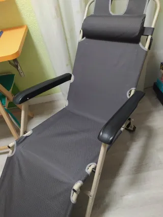 Tumbona plegable para camping, jardín o terraza