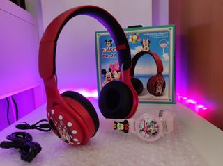 AURICULAR BLUETOOTH+RELOJ MINNIE MOUSE TODO NUEVO