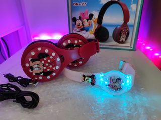 AURICULAR BLUETOOTH+RELOJ MINNIE MOUSE TODO NUEVO