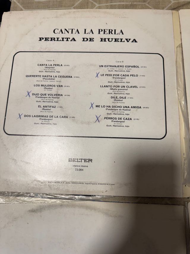FLAMENCO y FANDANGO COLECCION 6 DISCOS VINILO LP