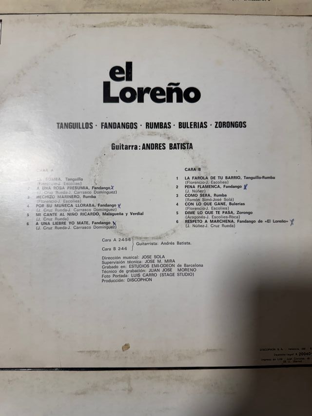 FLAMENCO FANDANGOS  DISCOS VINILO COLECCION ...5