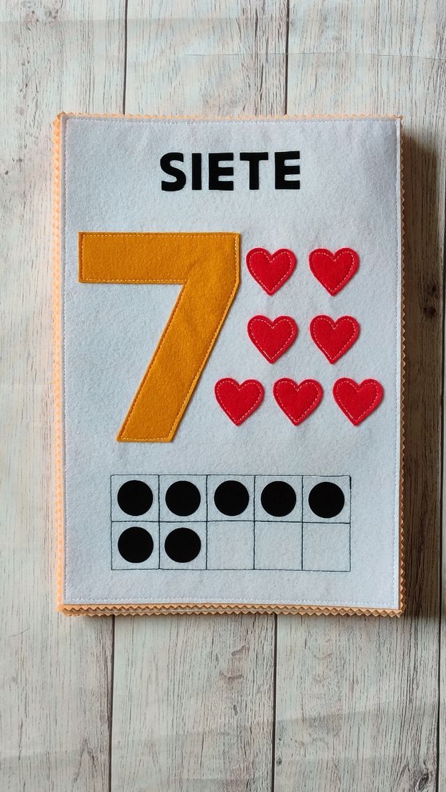 Tarjetas A4 números del 1 al 10