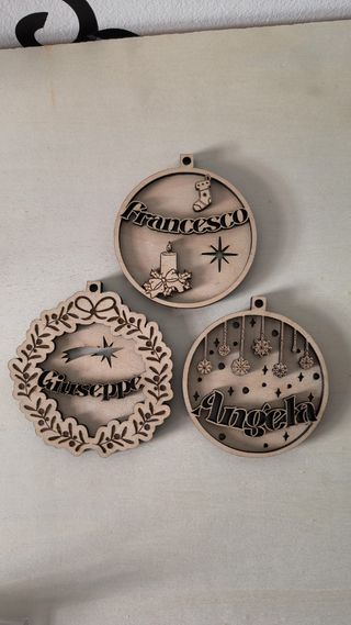 Palline di natale personalizzabili