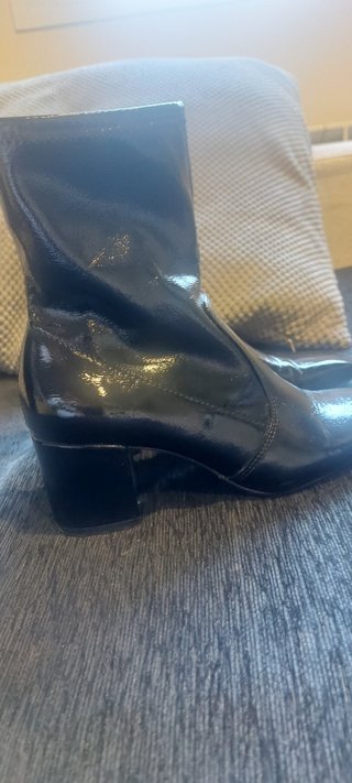 Botines negros Zara charol