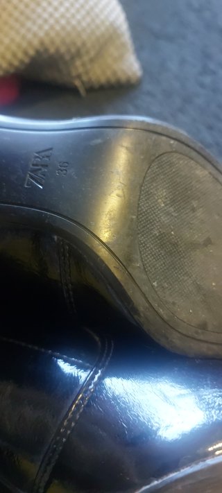 Botines negros Zara charol