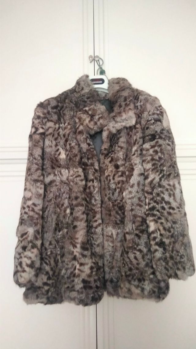 Giacca in pelliccia lapin