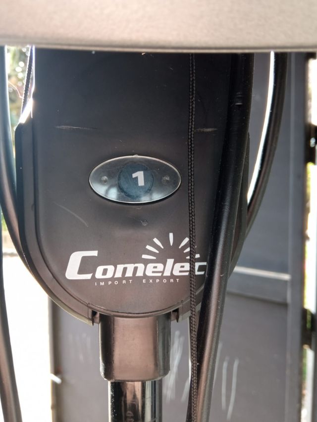 Calefactor electrico pie.