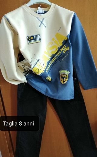 Completo nuovo taglia 8 anni