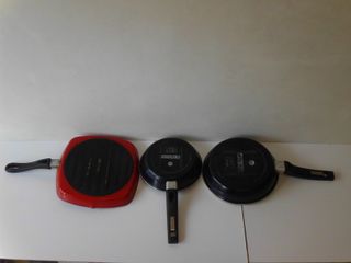 Lote 3 sartenes , plancha 15 euros todo